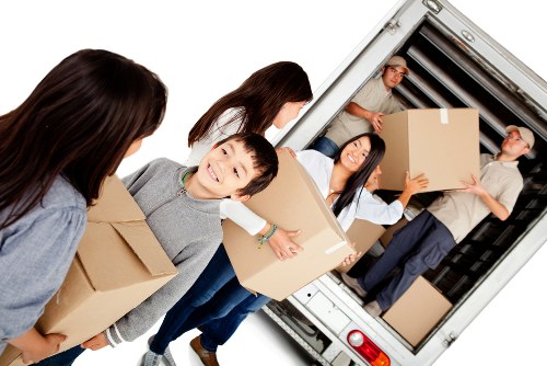 Local furniture pick-up van ready for service in Finchley